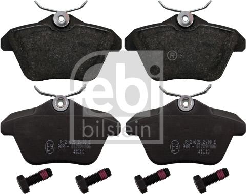 Febi Bilstein 116103 - Brake Pad Set, disc brake autospares.lv