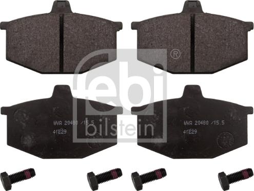 Febi Bilstein 116181 - Brake Pad Set, disc brake autospares.lv