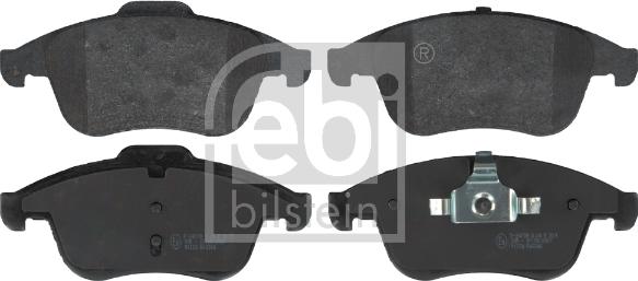 Febi Bilstein 116187 - Brake Pad Set, disc brake autospares.lv