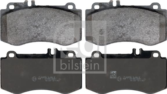 Febi Bilstein 116131 - Brake Pad Set, disc brake autospares.lv