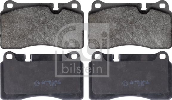 Febi Bilstein 116125 - Brake Pad Set, disc brake autospares.lv