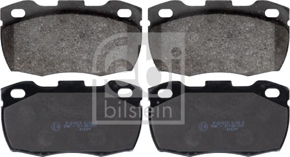 Febi Bilstein 116120 - Brake Pad Set, disc brake autospares.lv