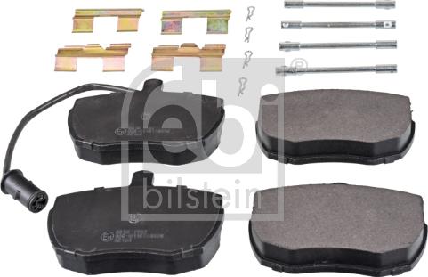 Febi Bilstein 116127 - Brake Pad Set, disc brake autospares.lv