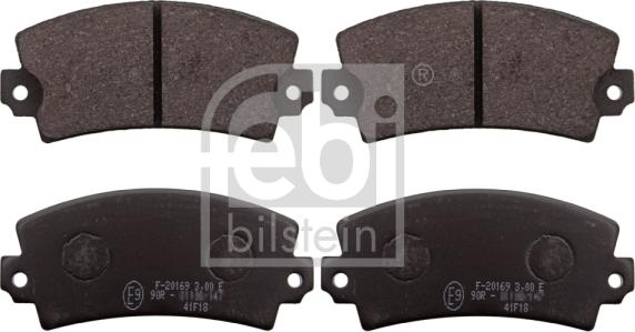 Febi Bilstein 116179 - Brake Pad Set, disc brake autospares.lv