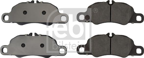 Febi Bilstein 116172 - Brake Pad Set, disc brake autospares.lv