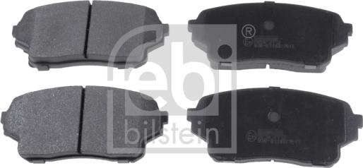 Febi Bilstein 116391 - Brake Pad Set, disc brake autospares.lv