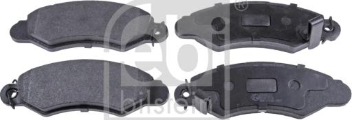 Febi Bilstein 116398 - Brake Pad Set, disc brake autospares.lv