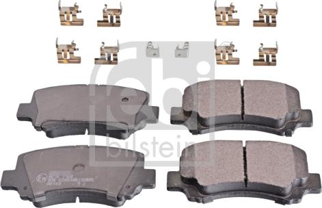 Febi Bilstein 116352 - Brake Pad Set, disc brake autospares.lv