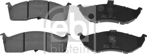 Febi Bilstein 116366 - Brake Pad Set, disc brake autospares.lv