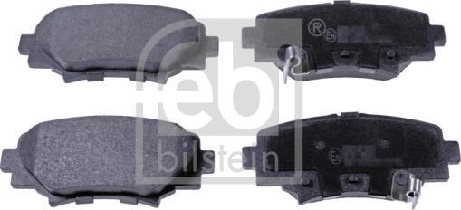 Febi Bilstein 116360 - Brake Pad Set, disc brake autospares.lv