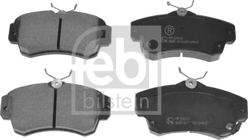 Febi Bilstein 116361 - Brake Pad Set, disc brake autospares.lv