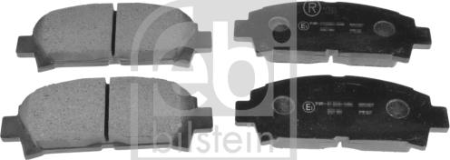 Febi Bilstein 116362 - Brake Pad Set, disc brake autospares.lv