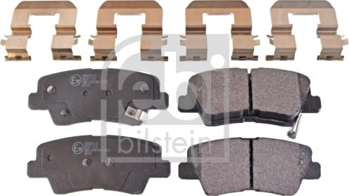 Febi Bilstein 116301 - Brake Pad Set, disc brake autospares.lv