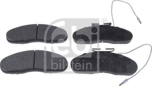 Febi Bilstein 116302 - Brake Pad Set, disc brake autospares.lv