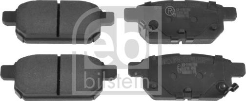 Febi Bilstein 116313 - Brake Pad Set, disc brake autospares.lv