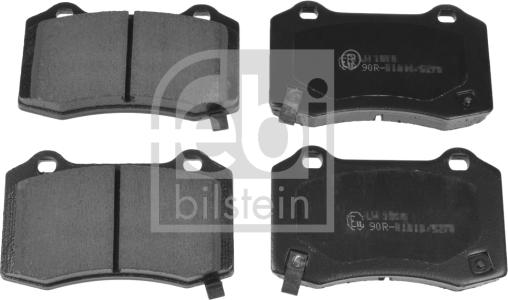 Febi Bilstein 116382 - Brake Pad Set, disc brake autospares.lv