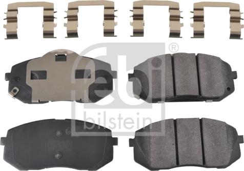 Febi Bilstein 116333 - Brake Pad Set, disc brake autospares.lv