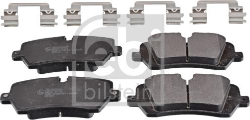 Febi Bilstein 116325 - Brake Pad Set, disc brake autospares.lv