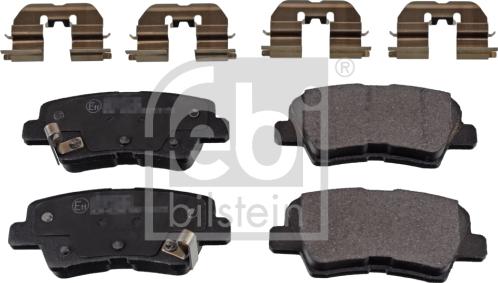 Febi Bilstein 116378 - Brake Pad Set, disc brake autospares.lv