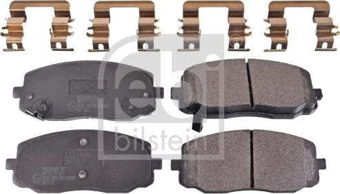 Febi Bilstein 116299 - Brake Pad Set, disc brake autospares.lv