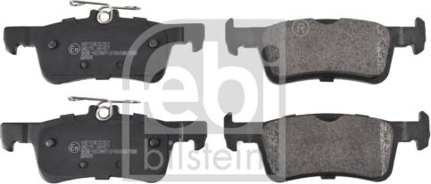 Febi Bilstein 116240 - Brake Pad Set, disc brake autospares.lv