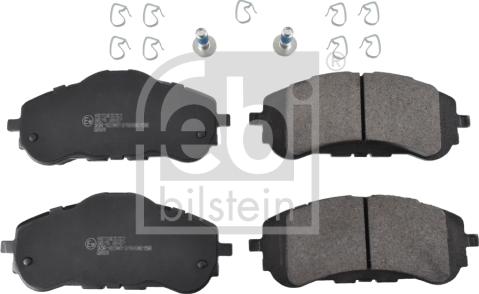 Febi Bilstein 116241 - Brake Pad Set, disc brake autospares.lv