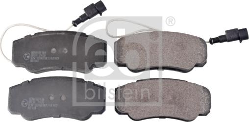 Febi Bilstein 116254 - Brake Pad Set, disc brake autospares.lv