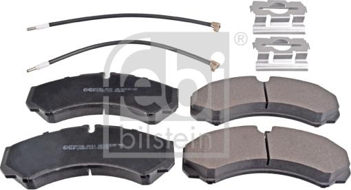 Febi Bilstein 116255 - Brake Pad Set, disc brake autospares.lv