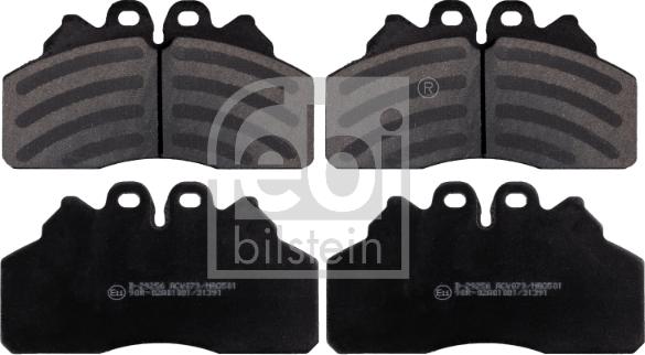 Febi Bilstein 116258 - Brake Pad Set, disc brake autospares.lv