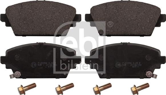 Febi Bilstein 116204 - Brake Pad Set, disc brake autospares.lv