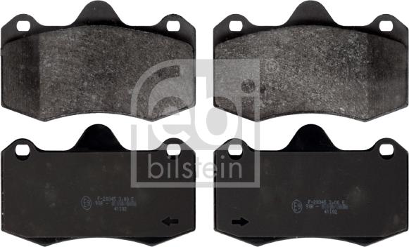 Febi Bilstein 116207 - Brake Pad Set, disc brake autospares.lv