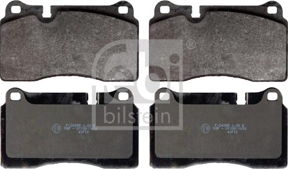 Febi Bilstein 116219 - Brake Pad Set, disc brake autospares.lv