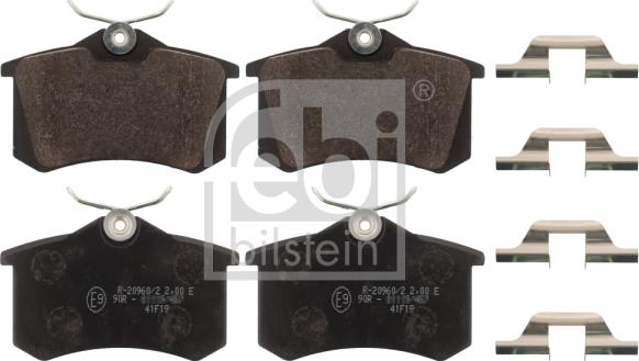 Febi Bilstein 116216 - Brake Pad Set, disc brake autospares.lv