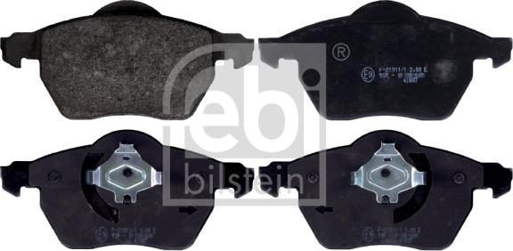 Febi Bilstein 116213 - Brake Pad Set, disc brake autospares.lv