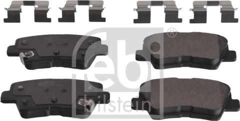 Febi Bilstein 116289 - Brake Pad Set, disc brake autospares.lv