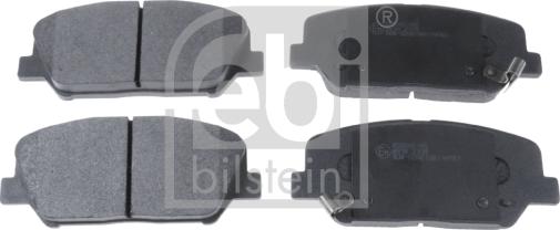 Febi Bilstein 116282 - Brake Pad Set, disc brake autospares.lv