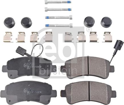 Febi Bilstein 116234 - Brake Pad Set, disc brake autospares.lv