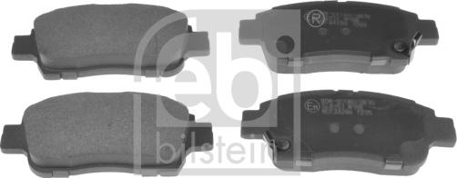 Febi Bilstein 116271 - Brake Pad Set, disc brake autospares.lv