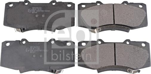 Febi Bilstein 116272 - Brake Pad Set, disc brake autospares.lv