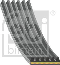 Febi Bilstein 184943 - V-Ribbed Belt autospares.lv