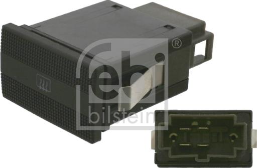 Febi Bilstein 18080 - Switch, rear window heating autospares.lv