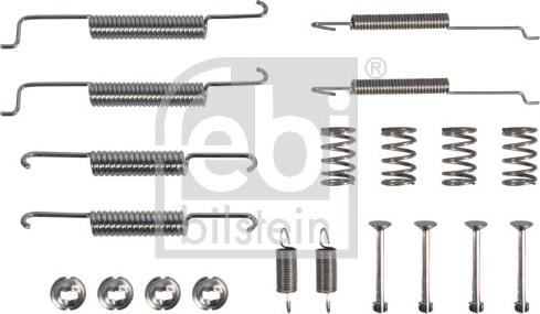 Febi Bilstein 181084 - Accessory Kit, brake shoes autospares.lv