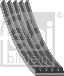 Febi Bilstein 181294 - V-Ribbed Belt autospares.lv