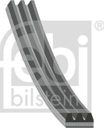 Febi Bilstein 182549 - V-Ribbed Belt autospares.lv