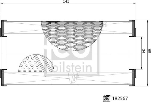 Febi Bilstein 182567 - Oil Filter autospares.lv