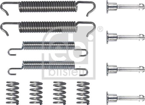 Febi Bilstein 182186 - Accessory Kit, brake shoes autospares.lv