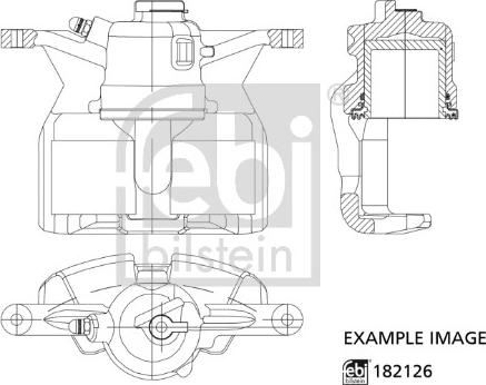 Febi Bilstein 182126 - Brake Caliper autospares.lv