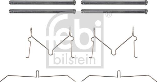 Febi Bilstein 182375 - Accessory Kit for disc brake Pads autospares.lv