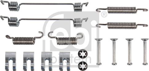 Febi Bilstein 182283 - Accessory Kit, brake shoes autospares.lv