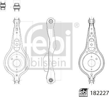 Febi Bilstein 182227 - Track Control Arm autospares.lv